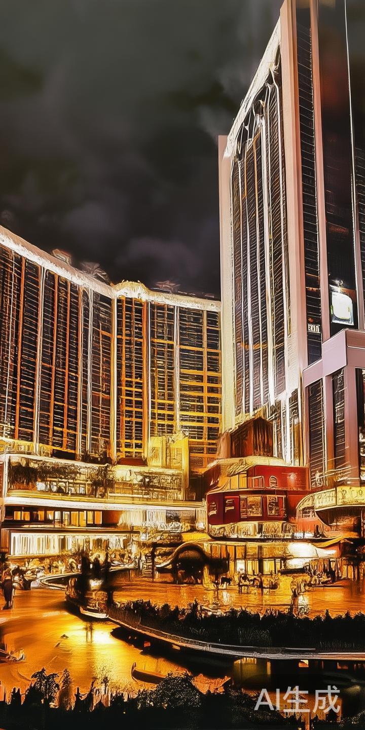 不单单是博彩，新葡京还设有豪华宾馆、餐饮娱乐区和表